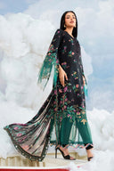 3 Pc Unstitched Embroidered Lawn Suit