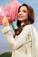 3 Pc Unstitched Embroidered Lawn Suit