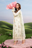 3 Pc Unstitched Embroidered Lawn Suit