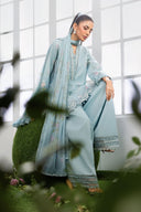 3 Pc Unstitched Embroidered Lawn Suit