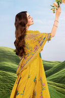 3 Pc Unstitched Embroidered Lawn Suit
