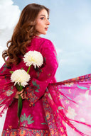 3 Pc Unstitched Embroidered Lawn Suit