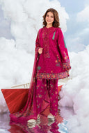 3 Pc Unstitched Embroidered Lawn Suit