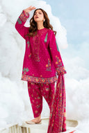 3 Pc Unstitched Embroidered Lawn Suit