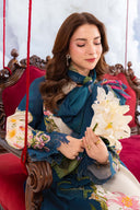 3 Pc Unstitched Embroidered Lawn Suit