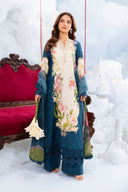 3 Pc Unstitched Embroidered Lawn Suit