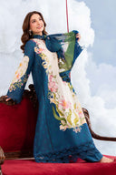 3 Pc Unstitched Embroidered Lawn Suit