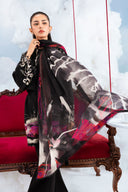 3 Pc Unstitched Embroidered Lawn Suit