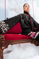 3 Pc Unstitched Embroidered Lawn Suit