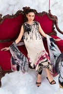 3 Pc Unstitched Embroidered Lawn Suit