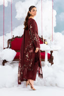 3 Pc Unstitched Embroidered Lawn Suit