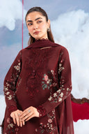 3 Pc Unstitched Embroidered Lawn Suit