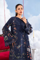 3 Pc Unstitched Embroidered Lawn Suit