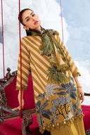 3 Pc Unstitched Embroidered Lawn Suit