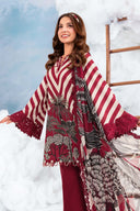 3 Pc Unstitched Embroidered Lawn Suit