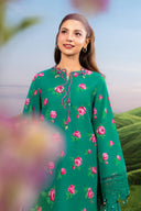 3 Pc Unstitched Embroidered Lawn Suit