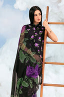 3 Pc Unstitched Embroidered Lawn Suit