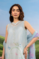 3 Pc Unstitched Embroidered Lawn Suit