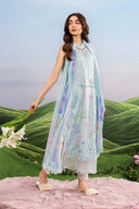 3 Pc Unstitched Embroidered Lawn Suit