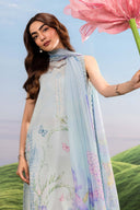 3 Pc Unstitched Embroidered Lawn Suit