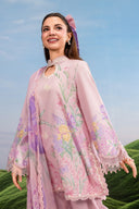 3 Pc Unstitched Embroidered Lawn Suit