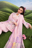 3 Pc Unstitched Embroidered Lawn Suit