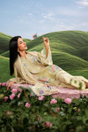 3 Pc Unstitched Embroidered Lawn Suit