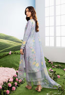 3 Pc Unstitched Embroidered Lawn Suit