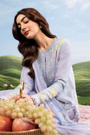 3 Pc Unstitched Embroidered Lawn Suit