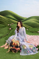 3 Pc Unstitched Embroidered Lawn Suit