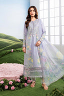 3 Pc Unstitched Embroidered Lawn Suit
