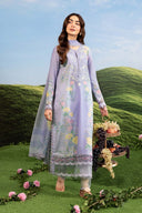 3 Pc Unstitched Embroidered Lawn Suit