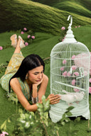 3 Pc Unstitched Embroidered Lawn Suit