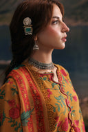 3 Pc Unstitched Embroidered Slub Khaddar Suit