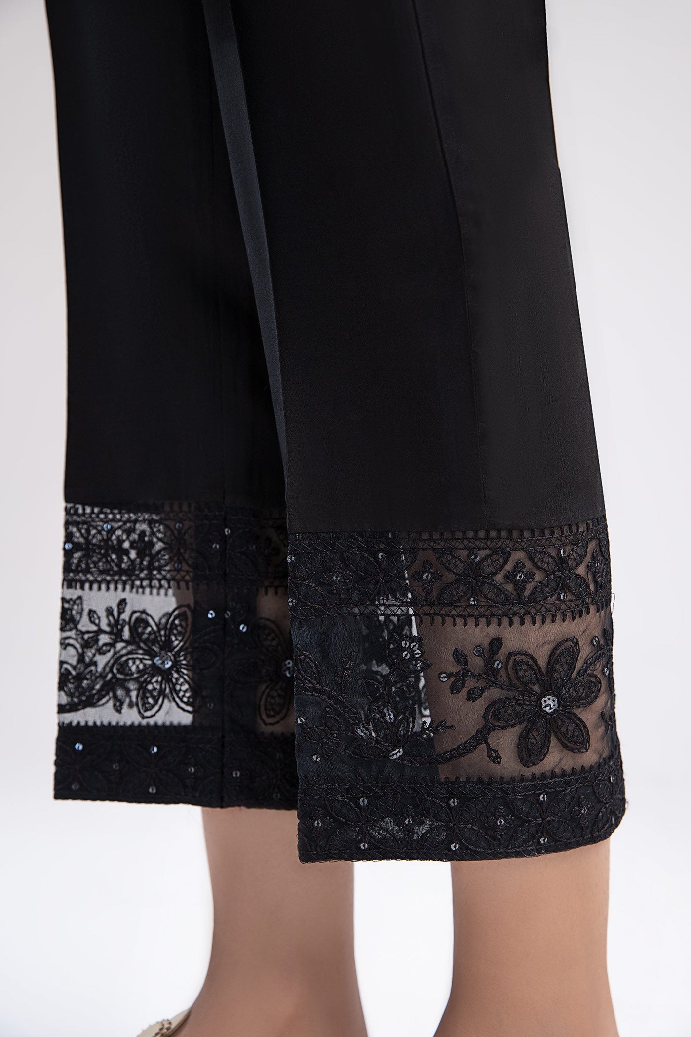 Cambric Straight Trousers