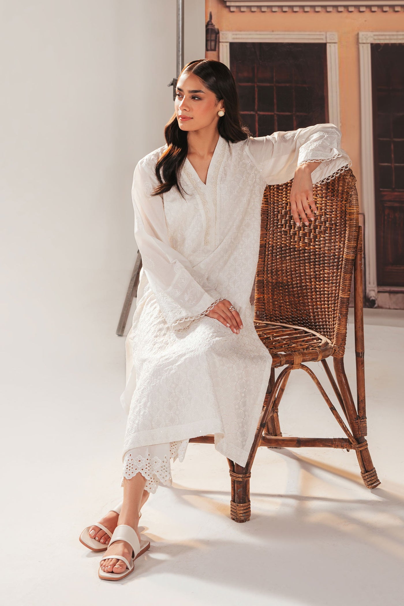 Embroidered Lawn Kurta