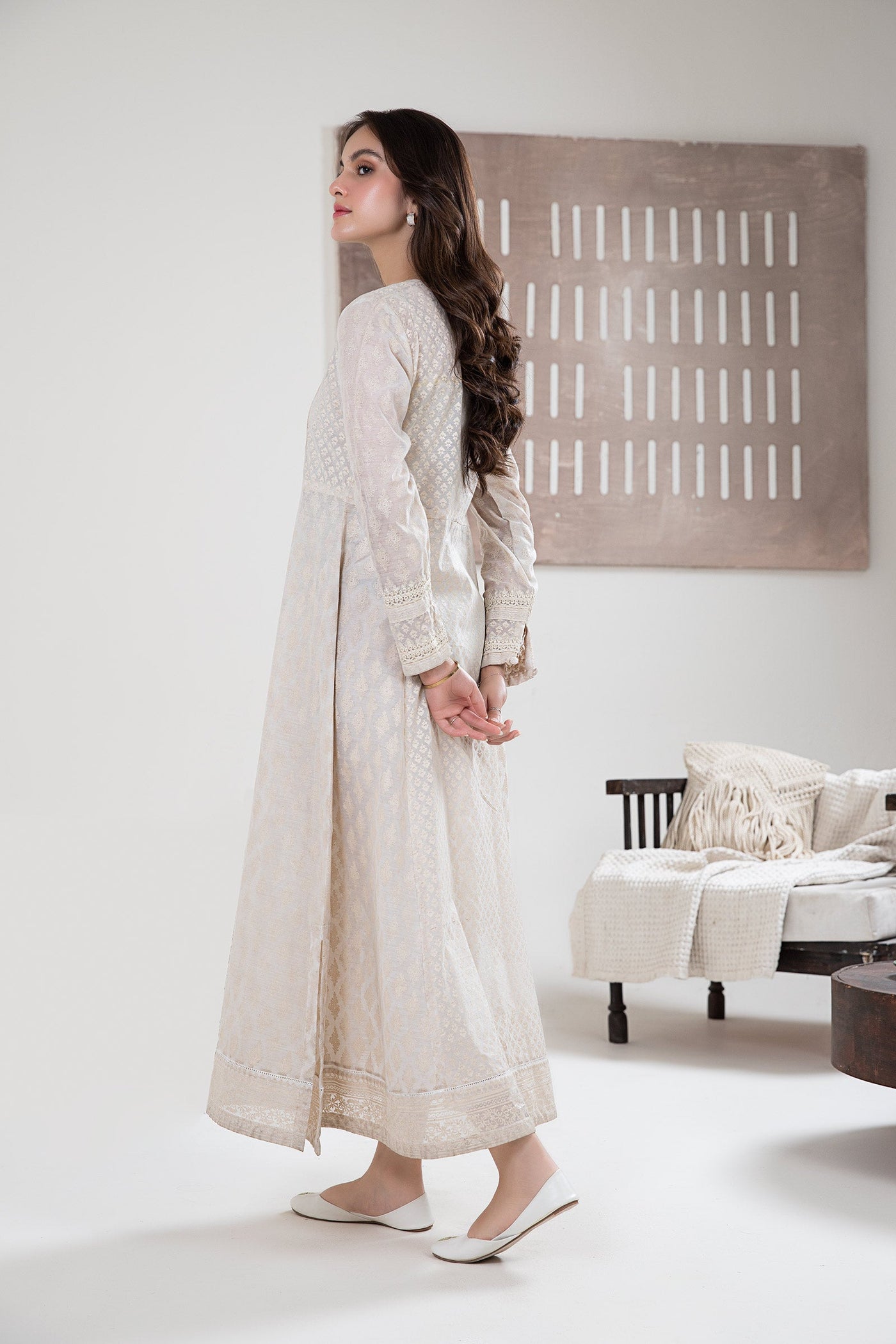 Printed Paper Cotton Frock