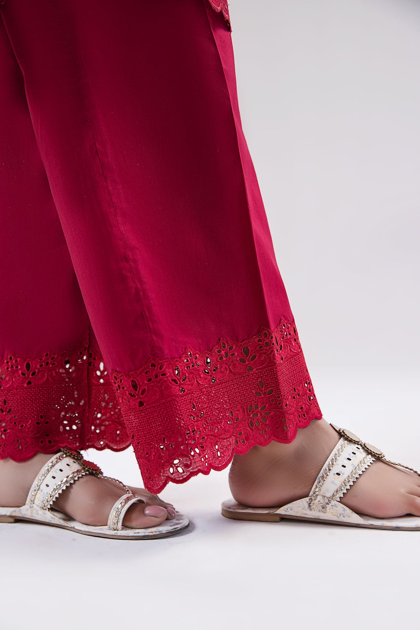 Embroidered Dobby Lawn Co-Ord Set