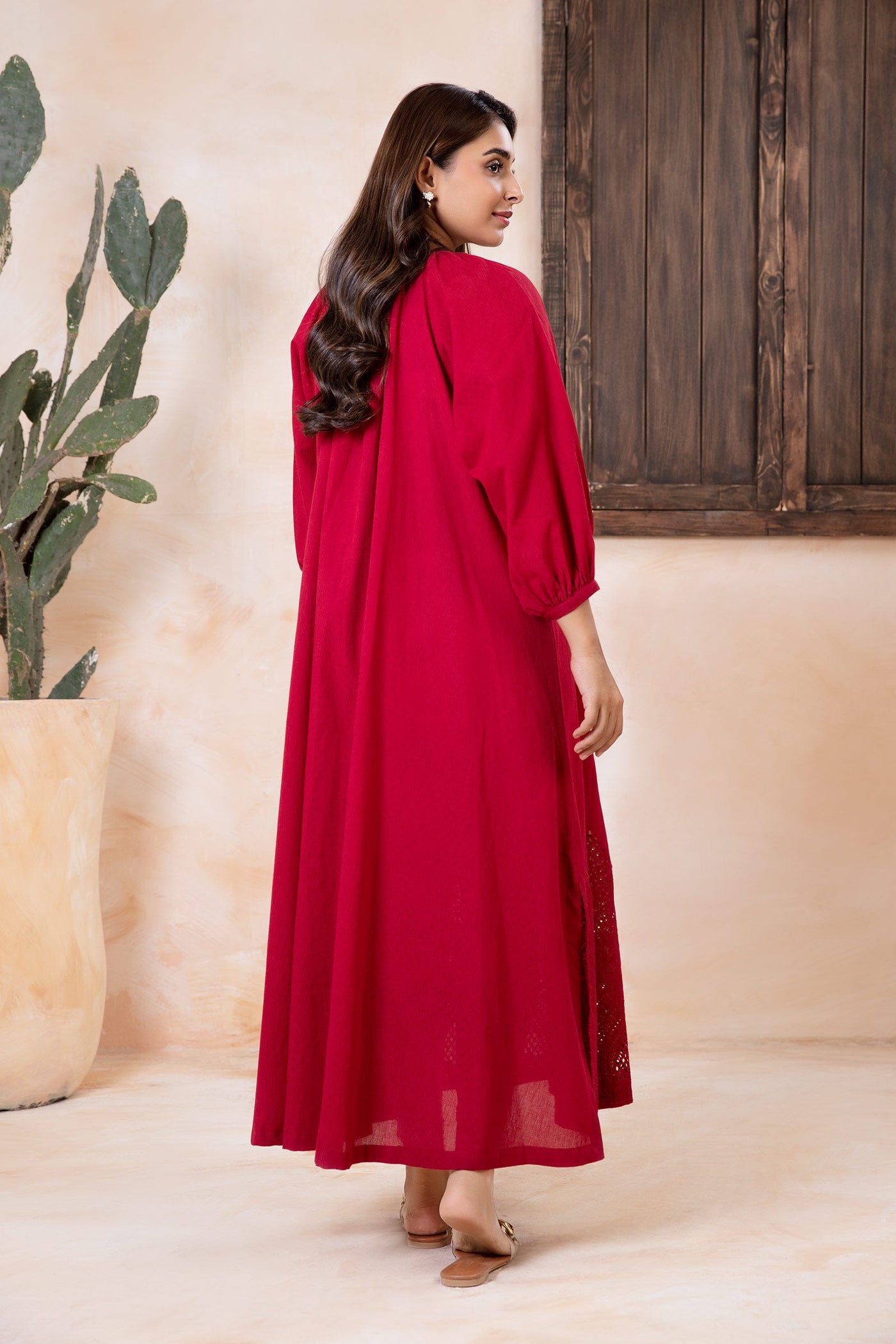 Embroidered Dobby Lawn Tunic