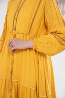 Solid Dobby Lawn Dress