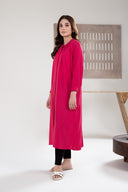 Solid Arabic Lawn Dress