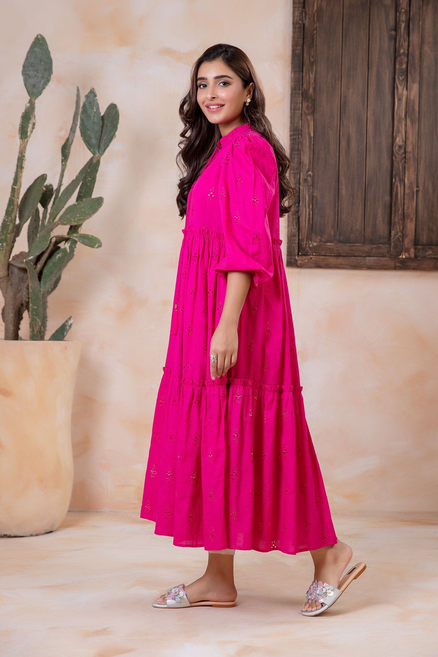 Embroidered Lawn Dress