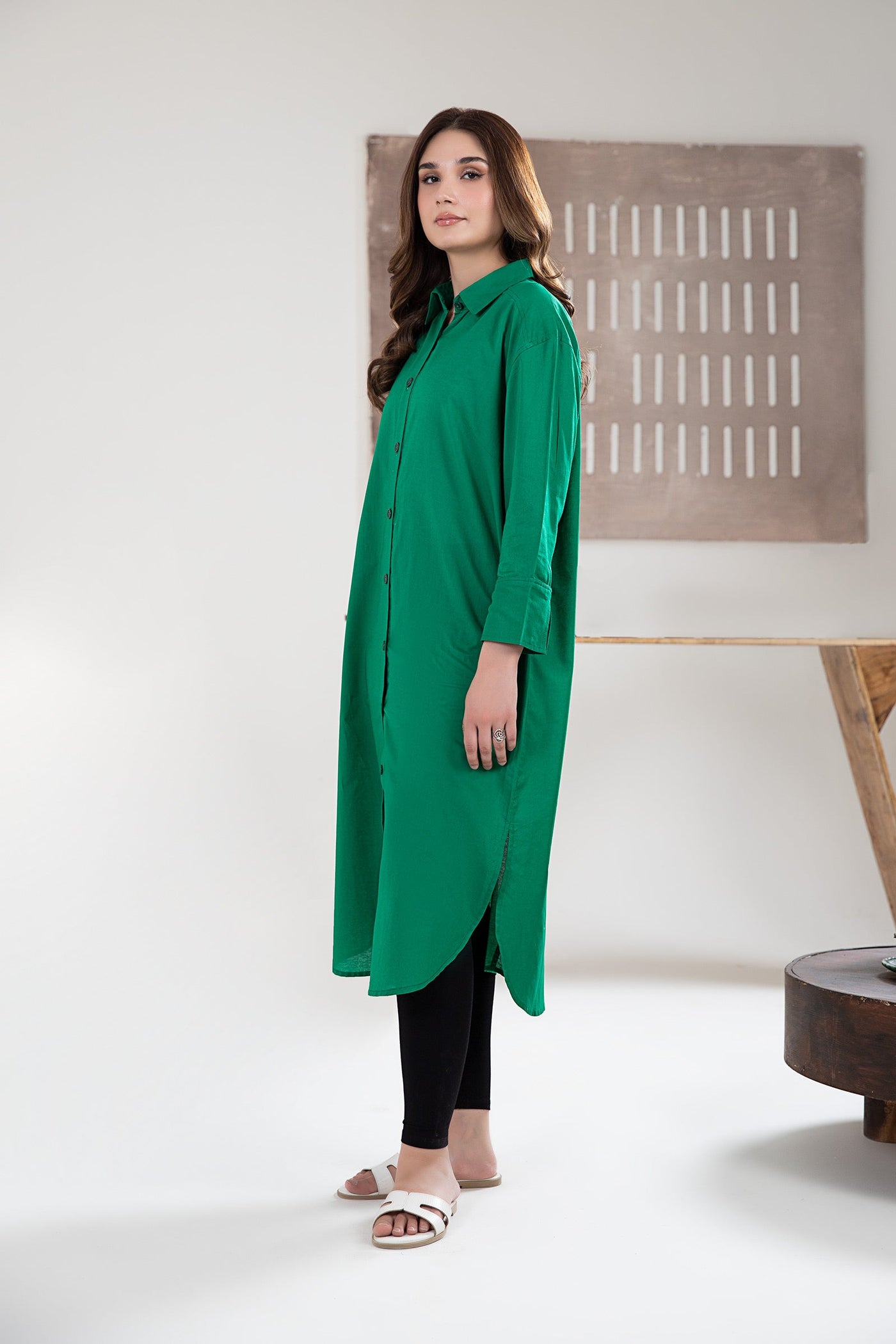 Solid Cambric Tunic