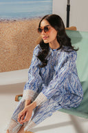 2 Piece Printed Cambric Suit