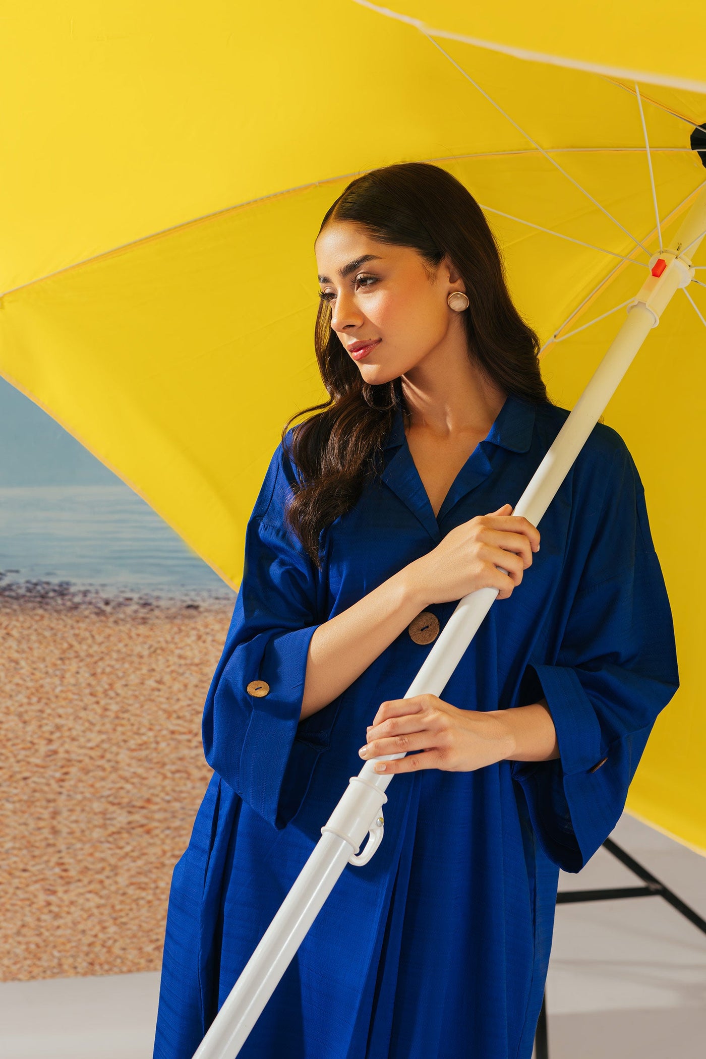 Solid Dobby Lawn Tunic