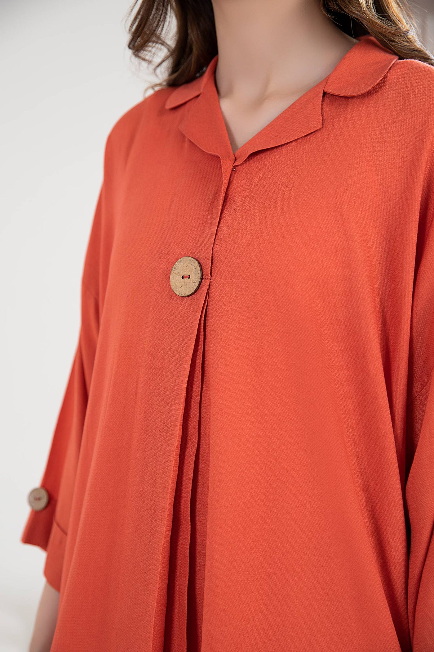 Solid Dobby Lawn Tunic