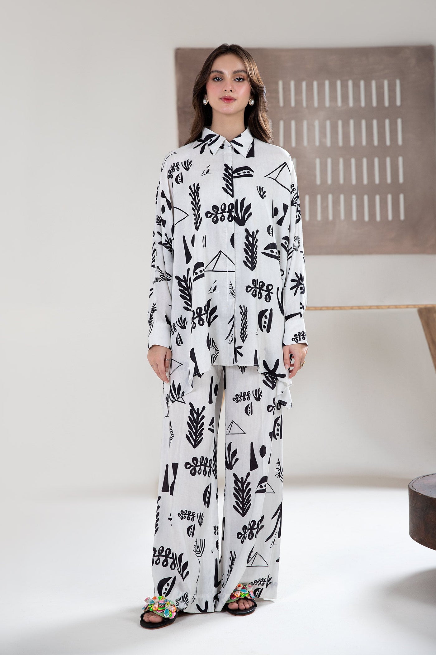 Printed Arabic Lawn Co-Ord Set