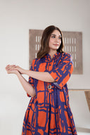 Printed Arabic Lawn Tunic