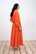 Dyed Dobby Lawn Dress