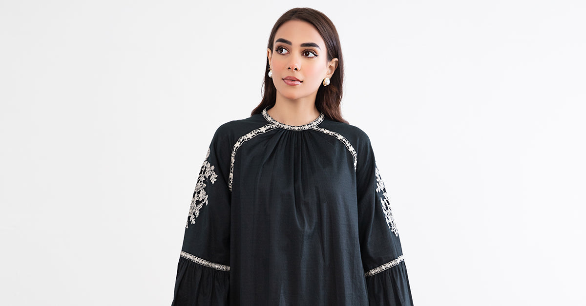 Embroidered Arabic Lawn Shirt
